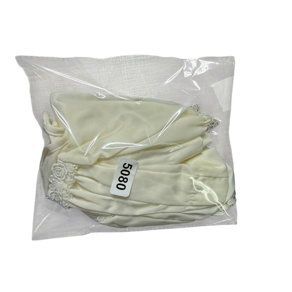 Vintage Baby Bliss Brand Clothing Satin White Baby Dress & Diaper Cover 0-3 mont - Picture 4 of 4